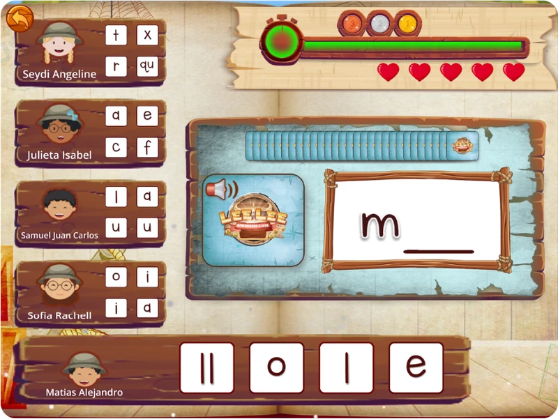 Las sílabas - Escritura