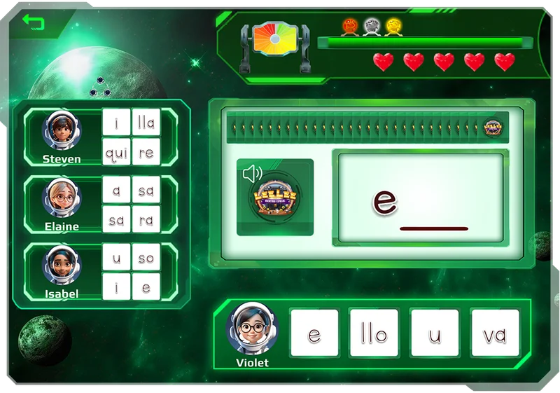 Palabras de 2 sílabas - Escritura