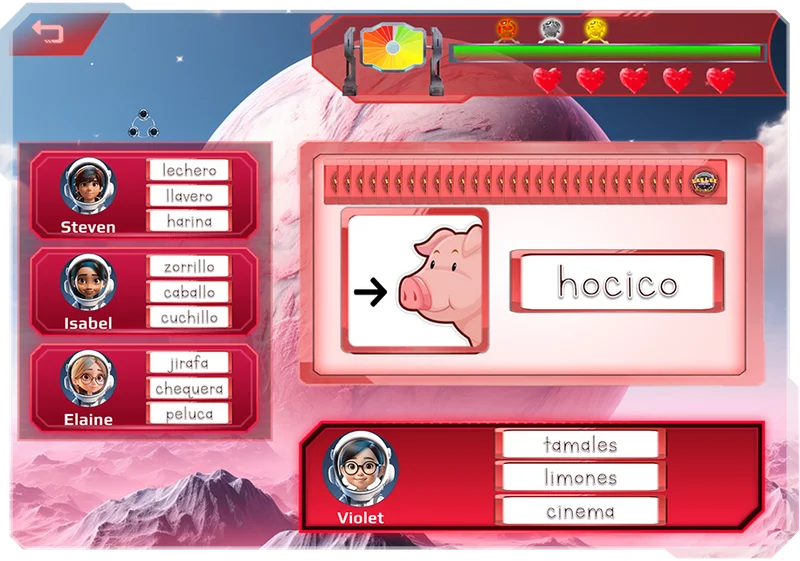 Sílabas con extensiones - Escritura