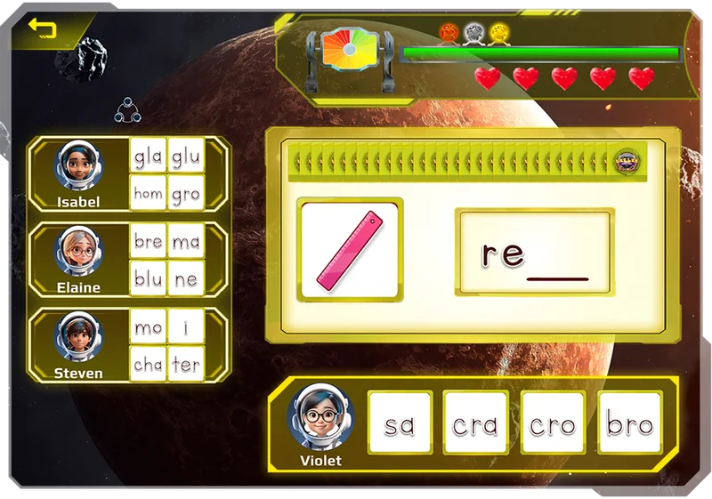 Palabra de 3 sílabas - Escritura