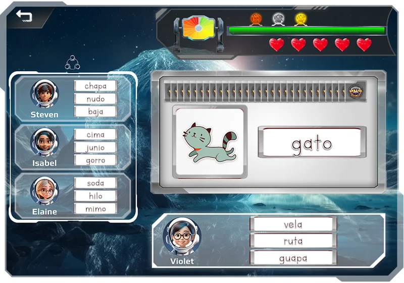 Sílabas con extensiones- Lectura