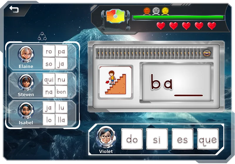 Sílabas inversas - Lectura