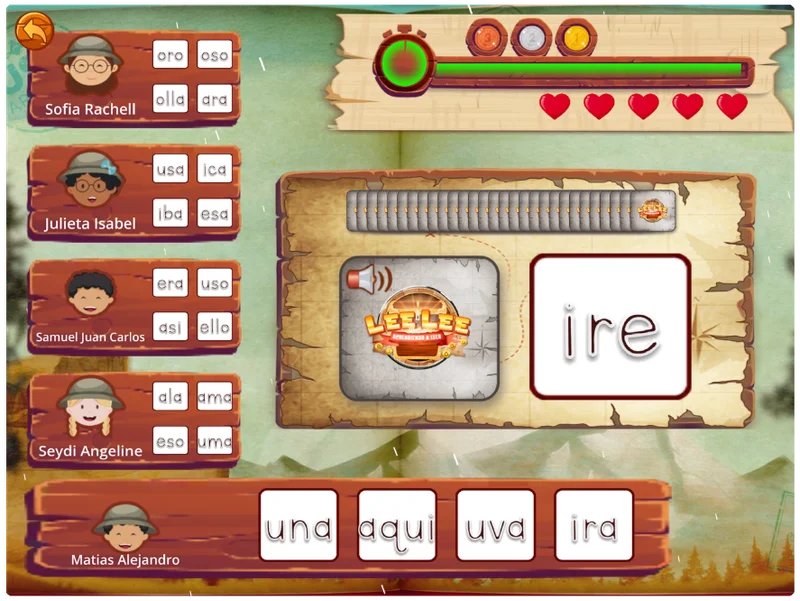 Inicio de una letra - Lectura