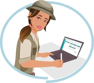 Maestra usando Lee Lee