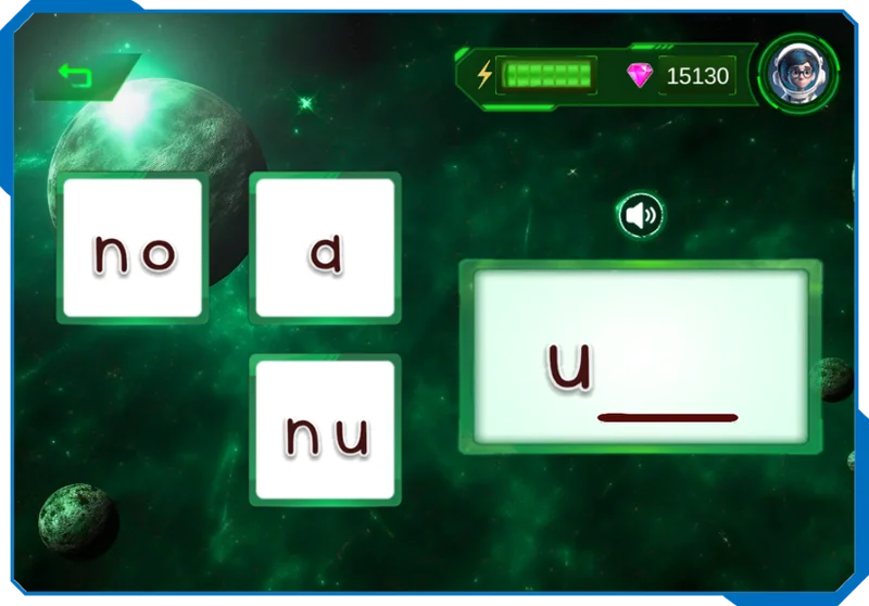 An interactive experience within each mission.