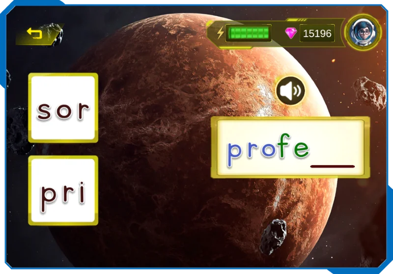 An interactive experience within each mission.