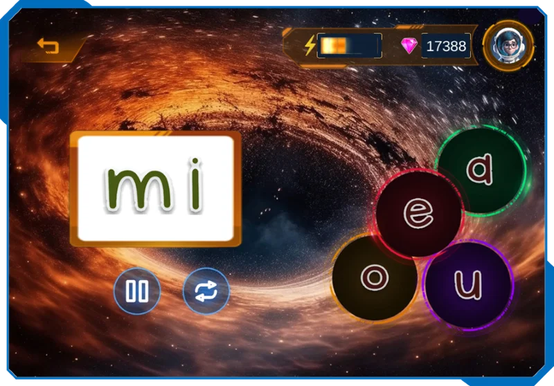 An interactive experience within each mission.