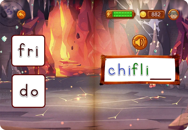 An interactive experience within each mission.