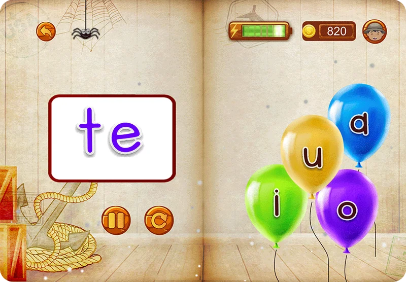 An interactive experience within each mission.