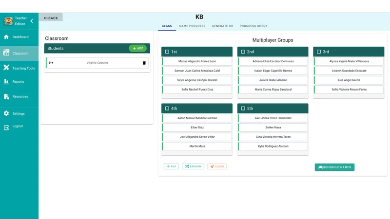 A visual and auditory tool that reinforces phonetic learning in each module.